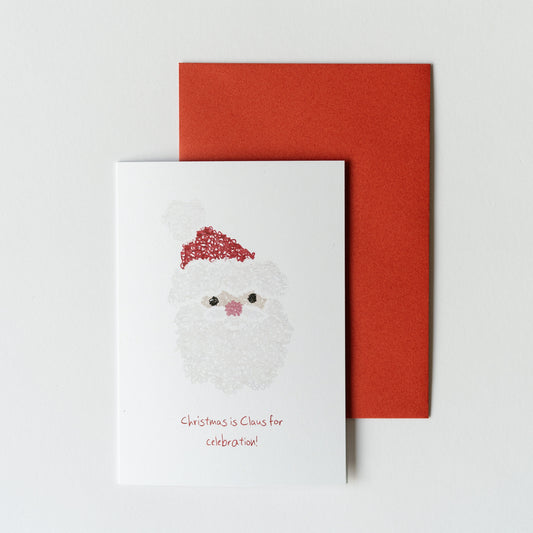 "Be-Claus I Love You" - Scribble Series 4x6" Card