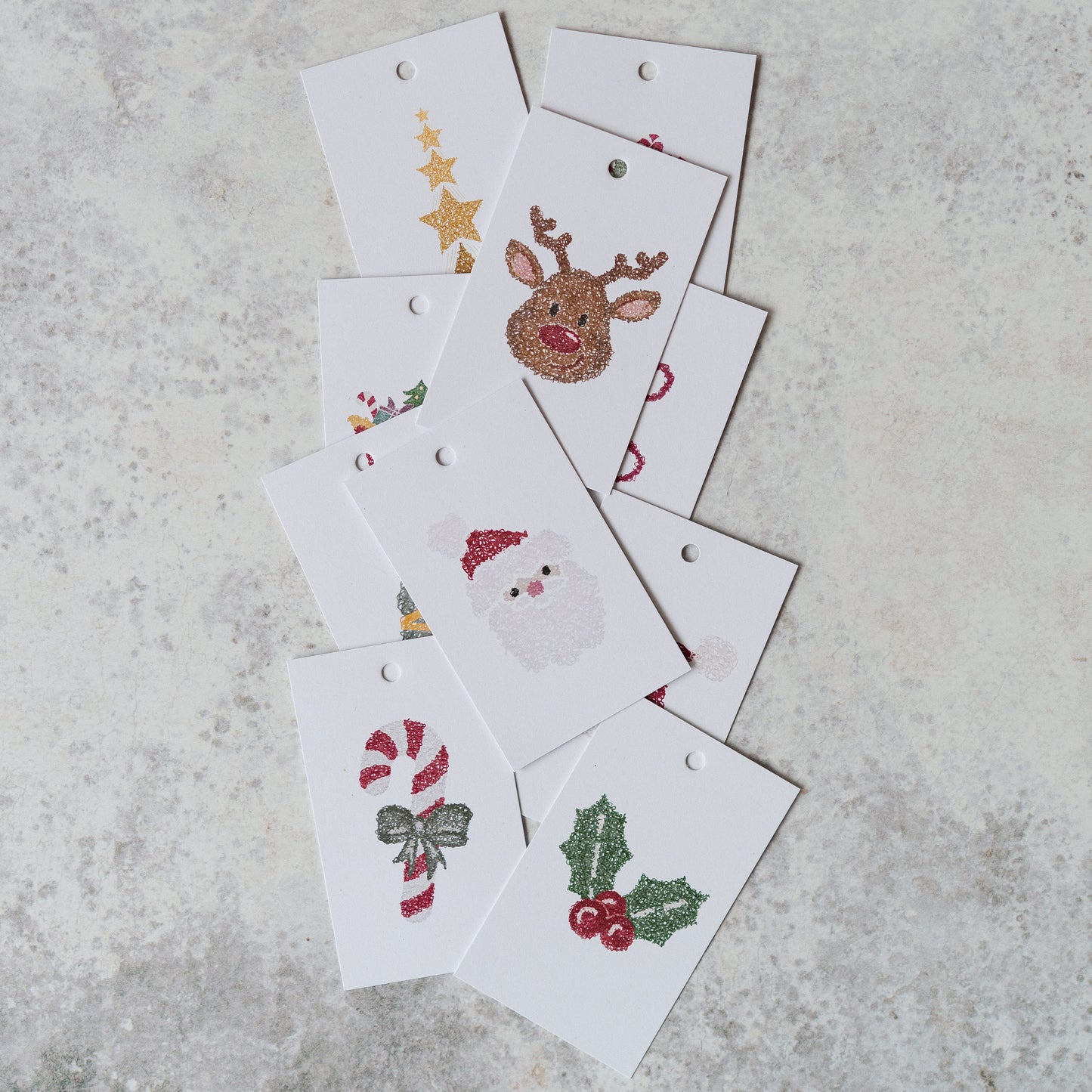 Christmas Gift Tags (Pack of 10) - Scribble Series