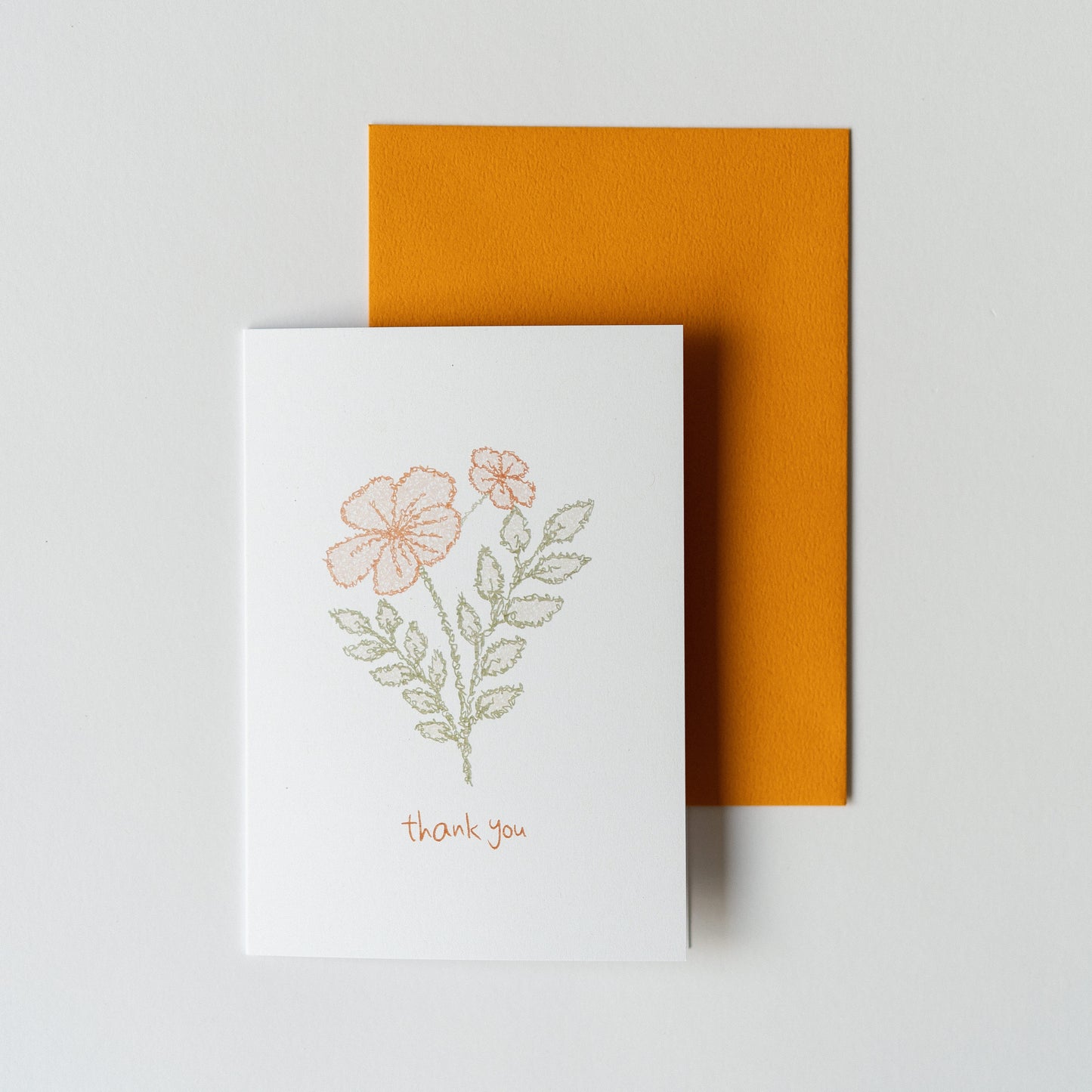 "Thank You" - Scribble Series 4X6" Card